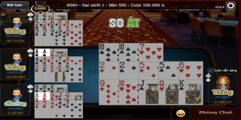 Mẹo chơi Mậu binh online chắc thắng cho gamer